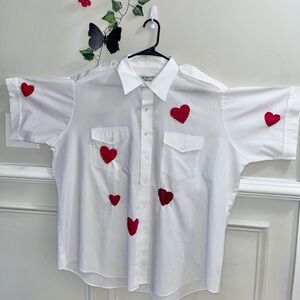 One-Of-A-Kind Handmade Heart Shirt